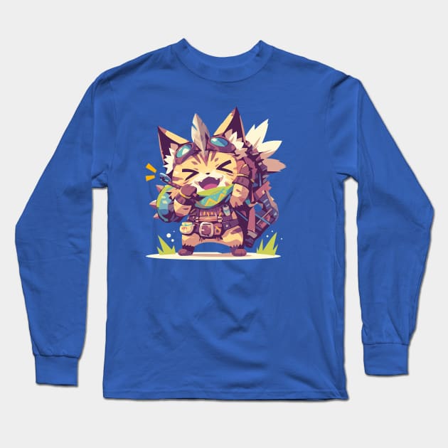 monster hunter Long Sleeve T-Shirt by peterdoraki